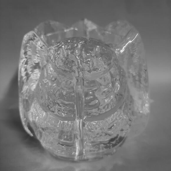 Set of 3 Eden Swedish Glass votive candle holders Signed Orrefors ca:1981-2001 - Picture 7 of 16
